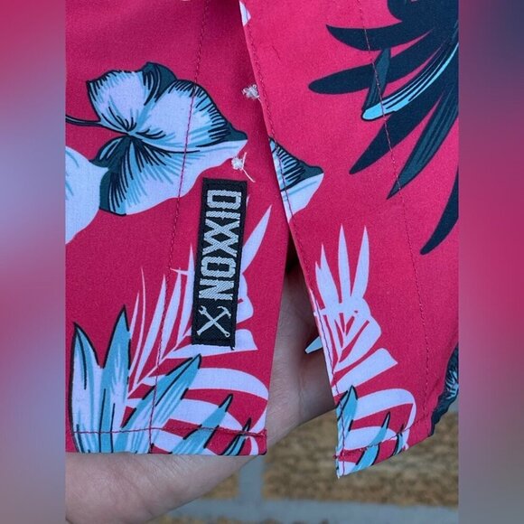 DIXXON Flannel Co Mens Short Sleeve The Miami Button Down Shirt size large - Picture 5 of 12